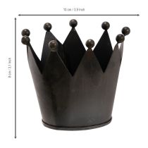 Produkt Korona metalowa, mała dekoracyjna korona do dekoracji stołu, 10cm