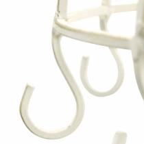 Produkt Korona dekoracyjna z haczykiem do zawieszenia biała Ø29cm