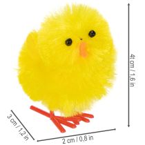 Produkt Zestaw wielkanocnych kurcząt do radosnych, wiosennych dekoracji i rękodzieła, 4 cm, 10 elementów