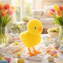 Produkt Dekoracja w kształcie kurczaczka na Wielkanoc, dekoracja stołu, wielokrotnego użytku dekoracja salonu, 16 cm, 2 sztuki