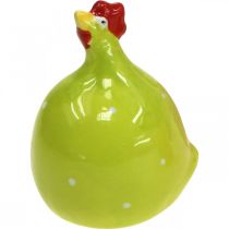 Kurczak dekoracyjny ceramiczny figura dekoracyjna Wielkanoc kolorowy mix W6cm 6 sztuk