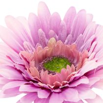 Produkt Sztuczne kwiaty ogrodowe Gerbera, fioletowe, 47 cm, 6 sztuk