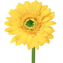 Produkt Sztuczne Kwiaty Gerbera Sun Żółty Kwiat Ogrodowy 47cm