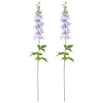 Produkt Sztuczne Kwiaty Delphinium Jasnofioletowe na Łodydze 90cm 2szt