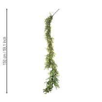 Produkt Girlanda ze sztucznego eukaliptusa, girlanda dekoracyjna, zielona, 150 cm