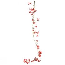 Produkt Sztuczne rośliny wiszące gałązka jagodowa czerwono-zielona wys. 150cm