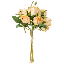 Produkt Bukiet sztucznych róż, realistyczna dekoracja do salonu, 31 cm, 3 sztuki
