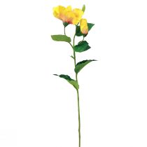 Sztuczne Kwiaty Hibiskusa Żółte 62cm