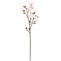Produkt Sztuczna gałązka magnolii różowe kwiaty Ø8cm dł. 100cm