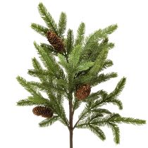 Produkt Sztuczna gałązka jodły z prawdziwymi szyszkami Gałązka świąteczna 78cm
