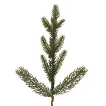 Produkt Sztuczna gałązka jodły z białymi mini bombkami choinkowymi, 46 cm, 2 sztuki