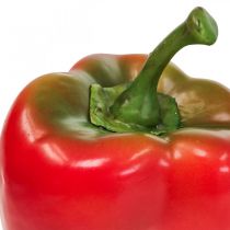 Produkt Sztuczne warzywa dekoracja pieprz czerwony zielony Ø 8cm W13cm 3szt
