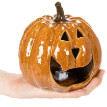 Produkt Ceramiczna dynia na Halloween, dekoracja LED 15 cm