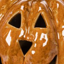 Produkt Ceramiczna dynia na Halloween, dekoracja LED 15 cm