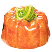 Produkt Dekoracyjna ceramiczna figurka dyni na jesień i Halloween, 8 cm