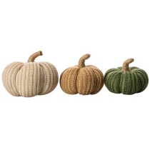 Produkt Dekoracyjne dzianinowe dynie, dekoracja jesienna, 10 cm, 6 sztuk
