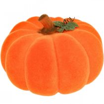 Produkt Dynia dekoracyjna pomarańczowa duża Flokowany jesienna dekoracja Ø30cm