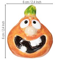 Produkt Dekoracyjna figurka dyni jako ciekawa ozdoba jesienna, 6 cm, 2 sztuki