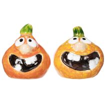 Produkt Dekoracyjna figurka dyni jako ciekawa ozdoba jesienna, 6 cm, 2 sztuki