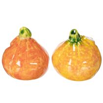 Produkt Dekoracyjna figurka dyni jako ciekawa ozdoba jesienna, 6 cm, 2 sztuki