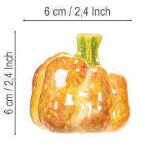Produkt Dynie dekoracyjne do jesiennej dekoracji stołu, 6cm, 2 szt.