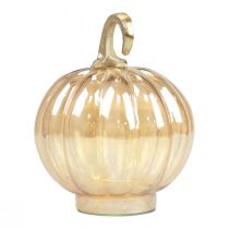 Produkt Dekoracja dyni szklana szklana dekoracja stołu dyniowa pomarańczowa Ø14cm W18cm