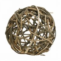 Deco Ball Vine Wood Natural Ø25cm
