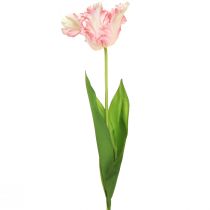 Produkt Sztuczny kwiat papuga tulipan Sztuczny tulipan różowy 69cm