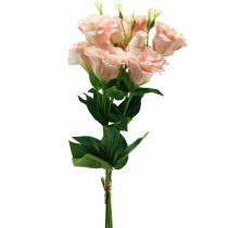 Produkt Kwiaty sztuczne Eustoma Lisianthus różowe 52cm 5szt