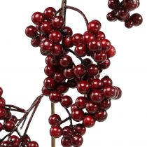 Girlanda z jagód, gałązka bożonarodzeniowa, jagoda, czerwona jagoda zimowa dł.180cm