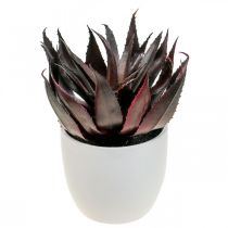 Sztuczna roślina Aloe Vera w doniczce roślina ozdobna zielona W20cm