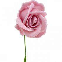 Róże sztuczne róże woskowe róże dekoracyjne róże woskowe Ø6cm 18szt