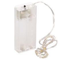 Produkt Lampki choinkowe zasilane bateriami do użytku wewnątrz pomieszczeń, ciepła biel, 10 diod LED, długość 1 m, 6 sztuk