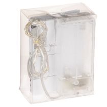 Produkt Lampki choinkowe zasilane bateriami do użytku wewnątrz pomieszczeń, ciepła biel, 10 diod LED, długość 1 m, 6 sztuk
