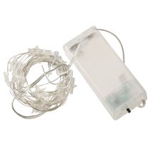 Produkt Lampki choinkowe LED gwiazdki 20 mikro diod LED ciepła biel timer 6 sztuk