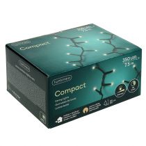 Produkt Łańcuch świetlny LED ryż 350 zielony, ciepły biały na zewnątrz 7,5 m