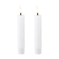 Produkt Świeca woskowa LED biała, ciepła biel, 14,5 cm, 2 sztuki