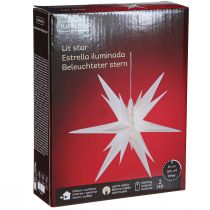 Produkt LED Star 3D biały timer bateria zewnętrzna Ø30cm W74cm