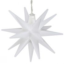 Produkt Gwiazda LED na zewnątrz, biała gwiazda światła, bateria Ø12cm W66cm