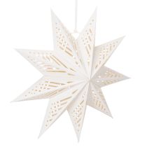 Produkt Dekoracja świąteczna LED Gwiazda Bożonarodzeniowa do powieszenia, ciepła biel, do wnętrz, 38 cm