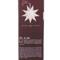 Produkt Dekoracja świąteczna LED Gwiazda Bożonarodzeniowa do powieszenia, ciepła biel, do wnętrz, 38 cm