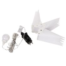 Produkt Dekoracyjna gwiazda LED, ciepła biel, zewnętrzna, z timerem, 40 cm