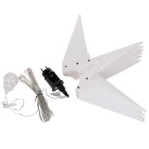 Produkt Gwiazda świąteczna LED, ciepła, biała, z timerem, zewnętrzna, 60 cm