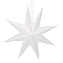 Produkt Gwiazda wisząca LED z timerem, ciepła biel, ogrodowa, 38 cm