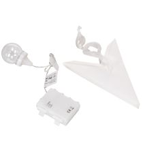 Produkt Gwiazda wisząca LED z timerem, ciepła biel, ogrodowa, 38 cm