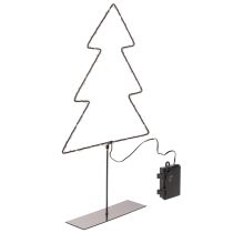 Produkt Choinka LED, zasilana bateriami, dekoracja stołu do wnętrz, 47 cm