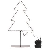 Produkt Choinka LED, zasilana bateriami, dekoracja stołu do wnętrz, 47 cm