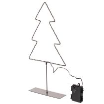 Produkt Choinka LED, zasilana bateriami, dekoracja stołu do wnętrz, 47 cm