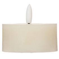 Produkt Podgrzewacz LED, ciepła biel, efekt migotania i timer, prawdziwy wosk, zasilany bateriami, 7 cm, 2 sztuki