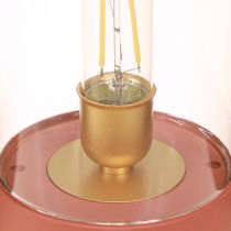 Produkt Lampa stołowa LED retro światło LED ciepły biały brązowy wys. 19,5 cm